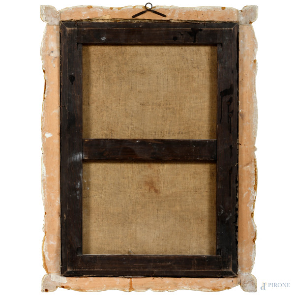 San Pietro, XVIII-XIX secolo, olio su tela, cm 72x50, entro cornice