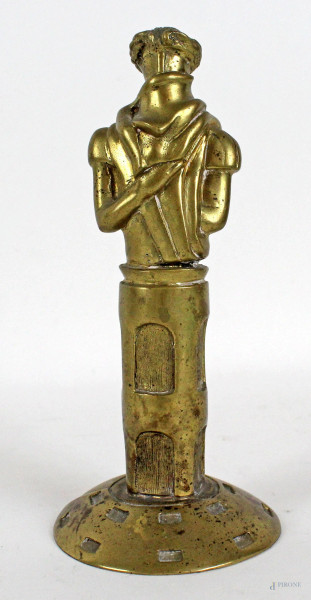 Giulio Ciniglia - Figura, scultura in bronzo, altezza cm 18,5