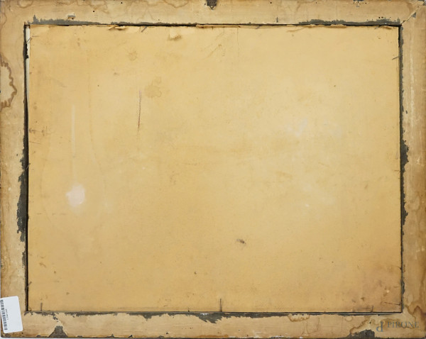 Arco di Costantino, acquarello su carta, cm 30x44,5, firmato, entro cornice.