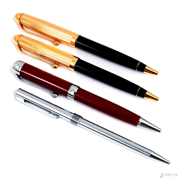 Lotto di quattro penne Aurora, (da revisionare)