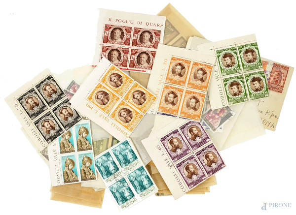 Lotto di vari francobolli da collezione delle Poste Vaticane.