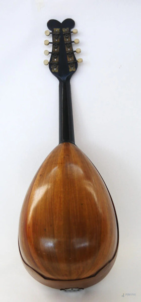 Antico mandolino dei primi del 900, liutaio Silvestri-Catania, piano intarsiato, meccaniche origi...