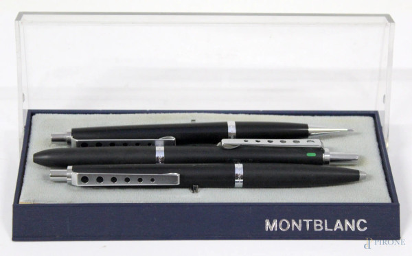 Lotto composto da tre penne Montblanc.