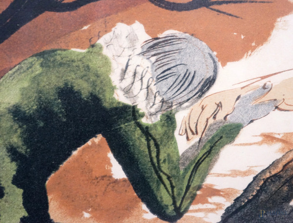 Salvador Dalì (1904-1989), Mephisto, litografia, firmata in basso a destra, esemplare n. 99/145, ...