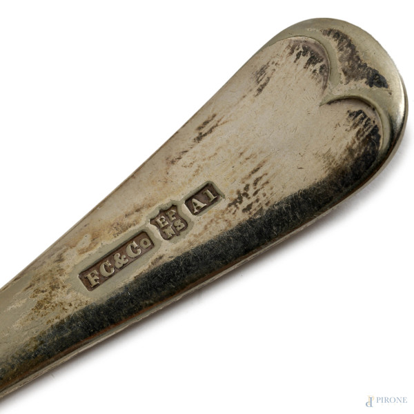 Servizio di posate da 12 persone in Sheffield e osso Frank Cobb & Co., XX secolo