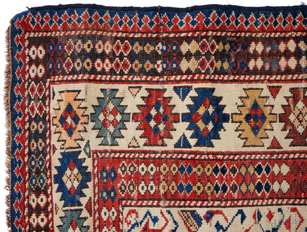 Tappeto persiano, cm 183x124, (difetti)