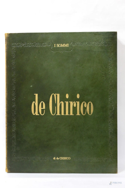 I sommi, libro di G. De Chirico, esemplare n. 613.