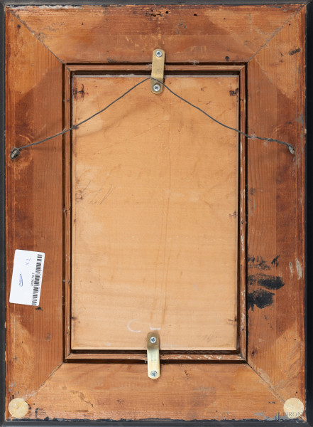 Carl Schleusing (1865-1953), Coppia di ritratti raffiguranti pescatore con pipa e giovane popolan...