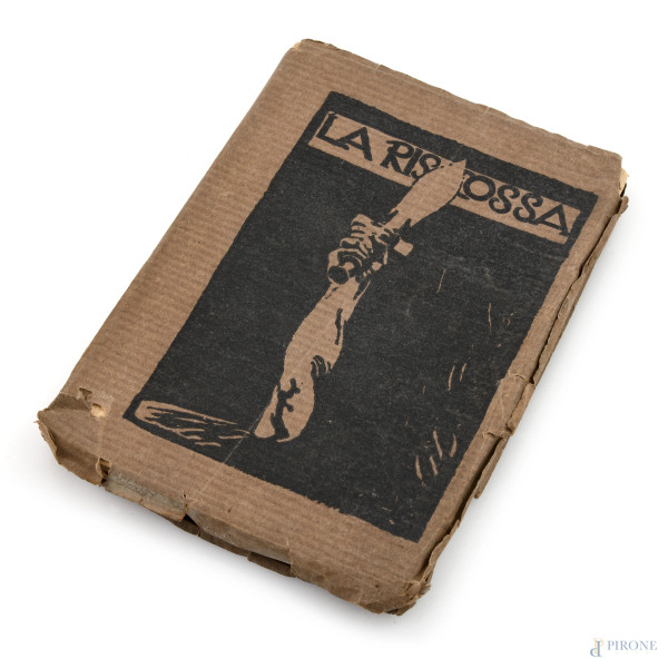 Gabriele D'Annunzio (1863-1938), La Riscossa, Milano 1918, (segni di usura, bruniture, strappi ai margini, difetti)