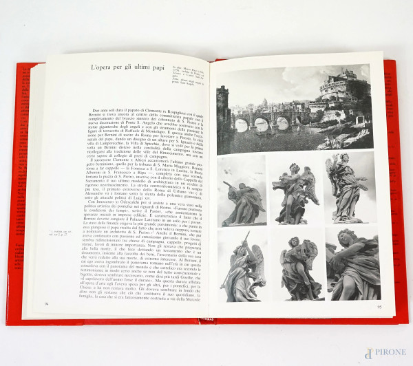 Lotto di tre volumi sulla Basilica di San Pietro e Gian Lorenzo Bernini, (difetti)