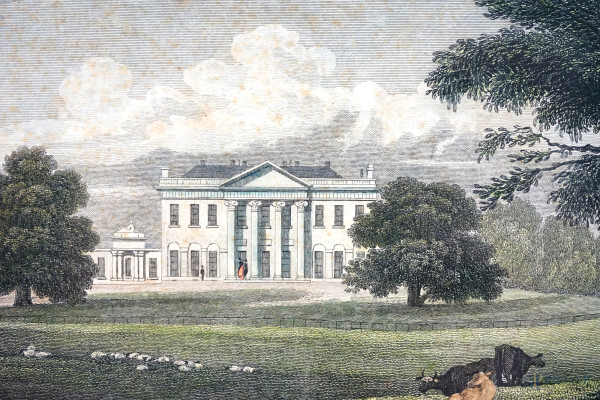 Lotto di tre stampe raffiguranti vedute inglesi, cm 14,5x19, fine XIX secolo, entro cornici, (mac...