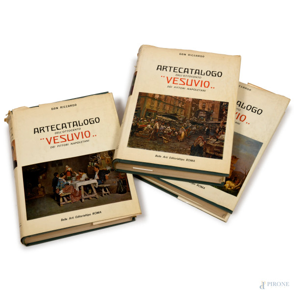 Don Riccardo, Artecatalogo dell'Ottocento. Vesuvio dei pittori napoletani, 3 voll., Roma 1973, (usura del tempo)