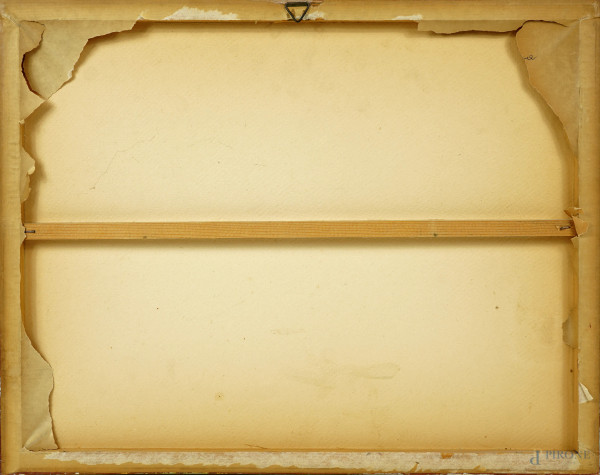 Senza titolo, litografia su carta, es,53/150, firmato, entro cornice