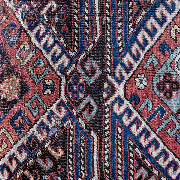 Tappeto, cm 309x154, (segni di usura)