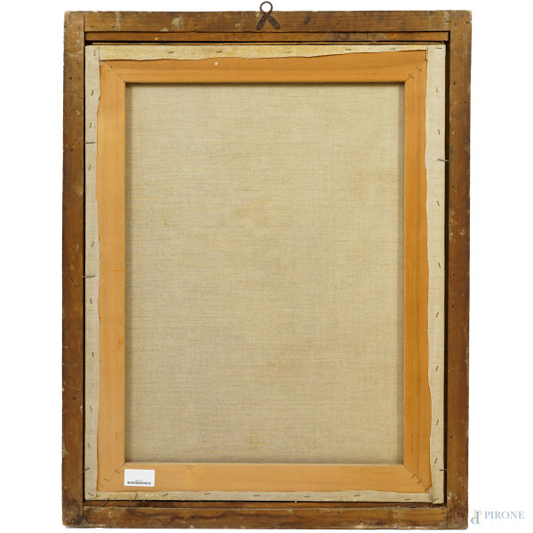 Copia da Annibale Carracci (1590-1609), Pietà, olio su tela, cm 86x67, entro cornice