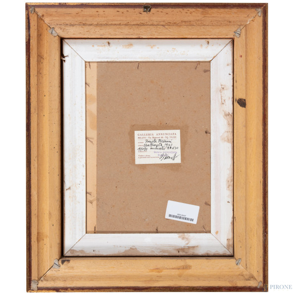 Pericle Fazzini (1913 - 1987), Maternità, disegno ad inchiostro su carta, cm 30x22, firmato e dat...