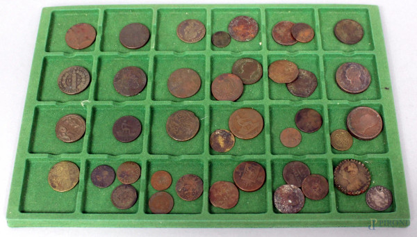 Lotto di monete di epoche diverse. Pz.39