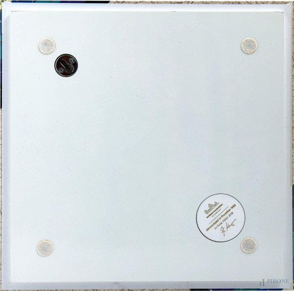 Jiri Kolar x Rosenthal, Ars Poetica, 1986, es 219/1000, cm 38x38x11