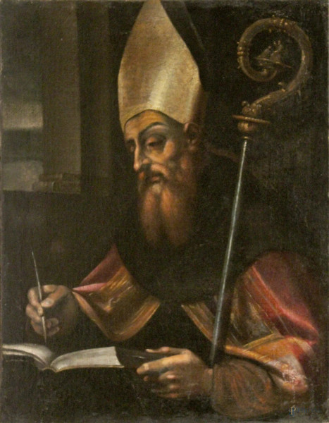 San Luigi Gonzaga, olio su tela, 46x56 cm, olio su tela, (privo di telaio)