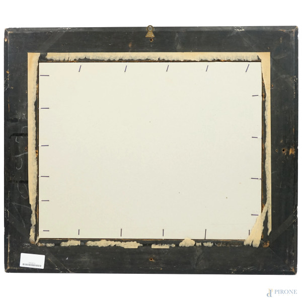 Amelia Mecherini (Firenze, 1886 – 1960), La preghiera, acquerello e matita su carta, firmato e da...