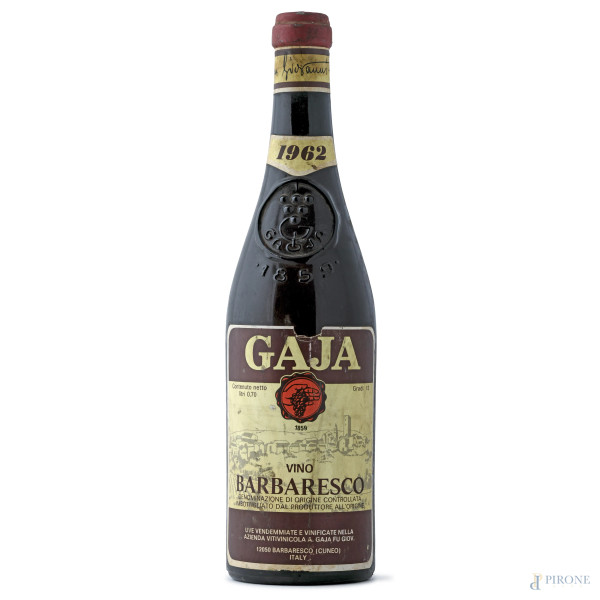Barbaresco DOC, Gaja, 1962