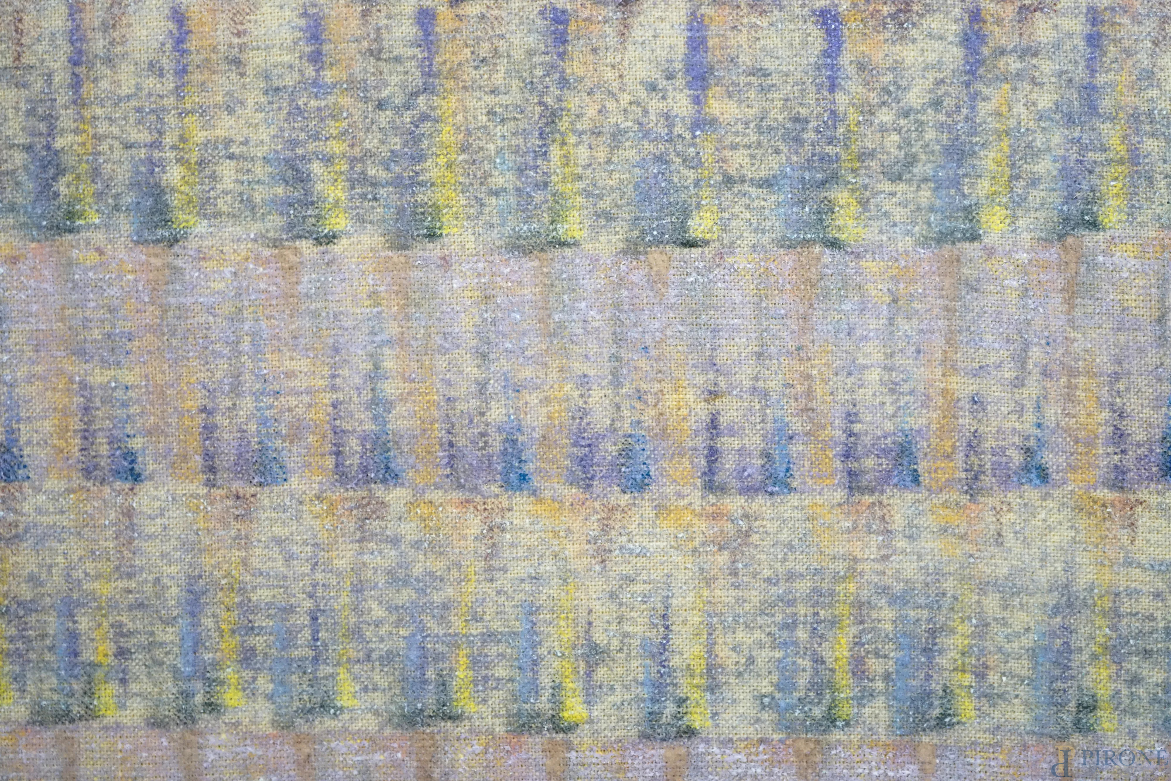 Tessuto Missoni, cm 35x35, entro cornice. - Asta ASTA A TEMPO DI CORNICI, TAPPETI  E ARTE MODERNA - Aste Pirone