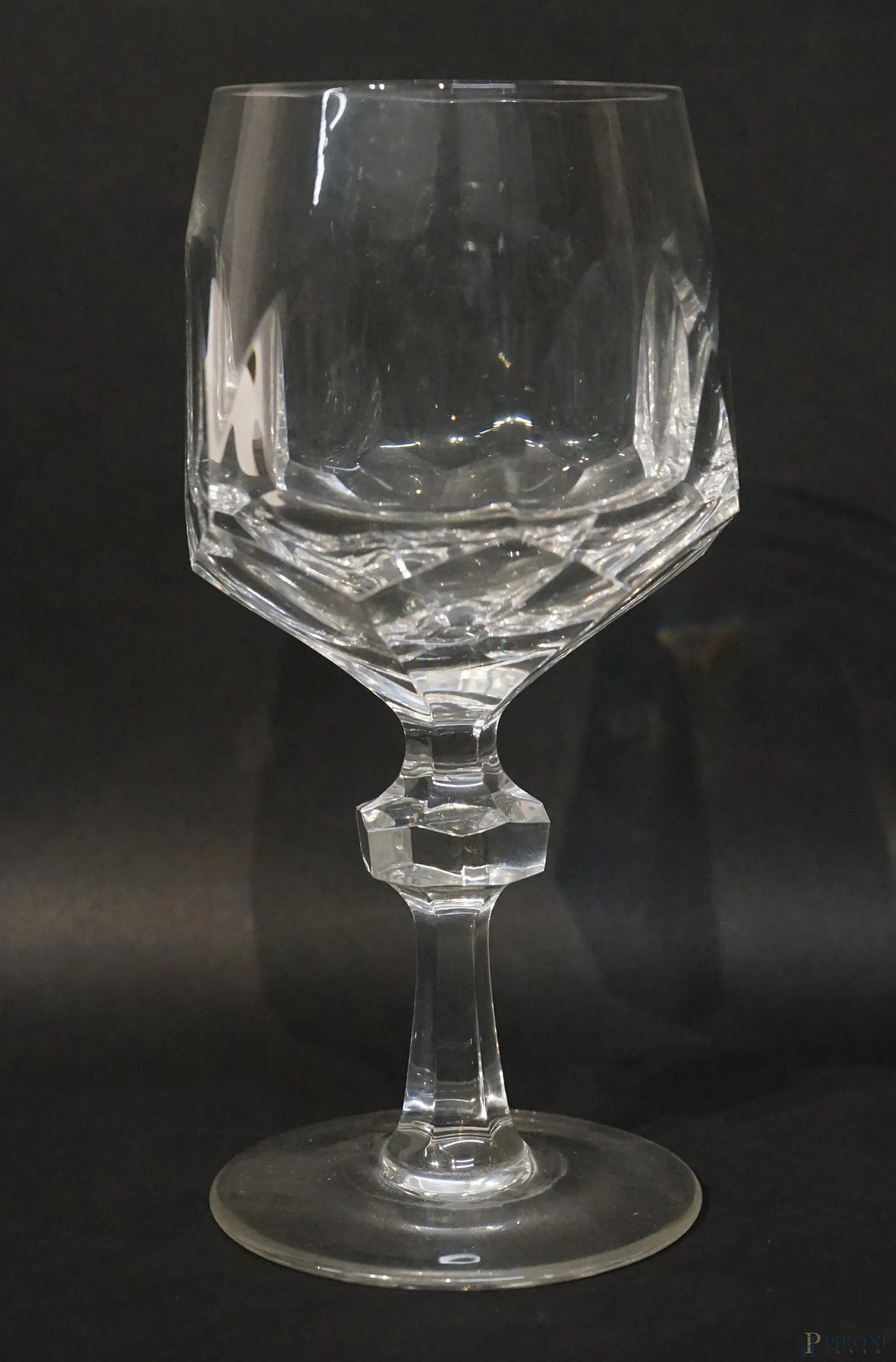 Servizio di bicchieri in cristallo, XX secolo, (pz.39) - Asta ASTA DI ARTE  MODERNA, CONTEMPORANEA E VINTAGE - Aste Pirone