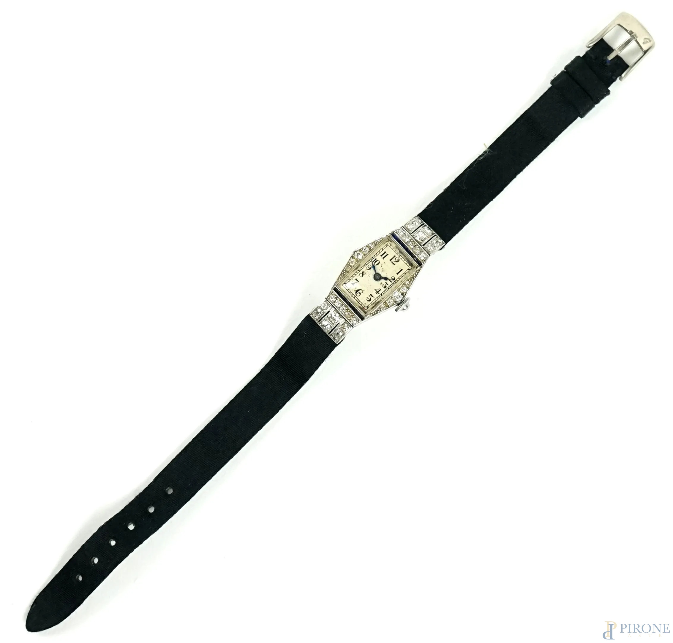 Orologio Donna Censi Quadrato Placcato Argento - Quadrante Madreperla, Cinturino In Pelle PU, Quarzo Giapponese