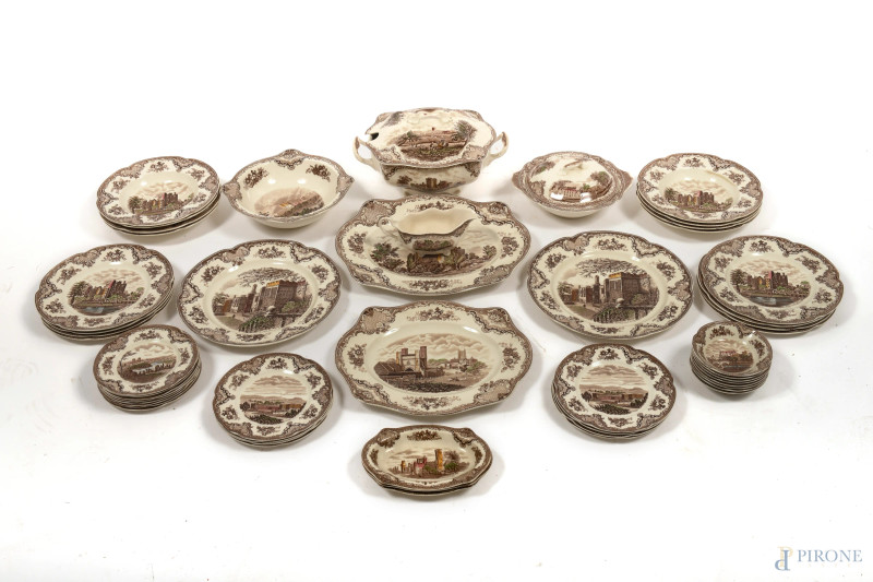 Servizio Johnson Bros England - Old Britain Castles, XX secolo, (difetti)  - Asta ASTA A TEMPO | VARIÆ - Aste Pirone