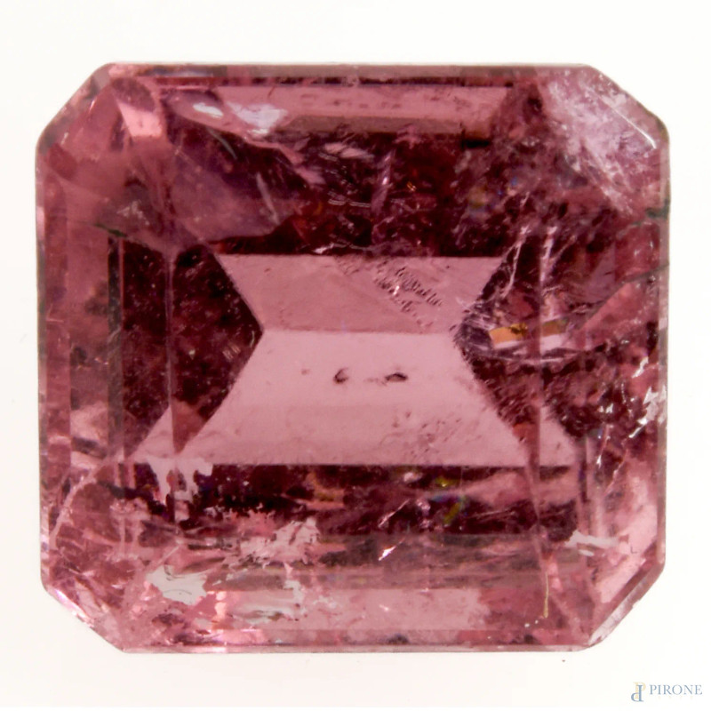 Quarzo fumè taglio smeraldo, Brasile, ct 5, VVS, mm 9,5x9,1x7  - Asta ASTA A TEMPO | IN ARTE VERITAS - Aste Pirone