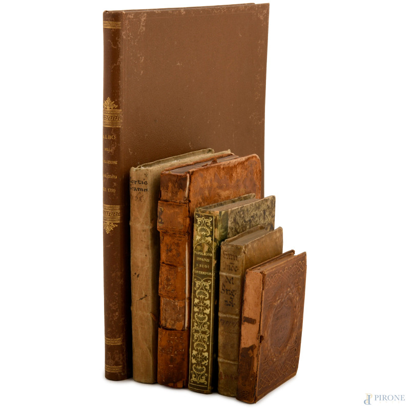 Lotto di 6 libri:  - Asta ASTA A TEMPO | INCANTO - Aste Pirone