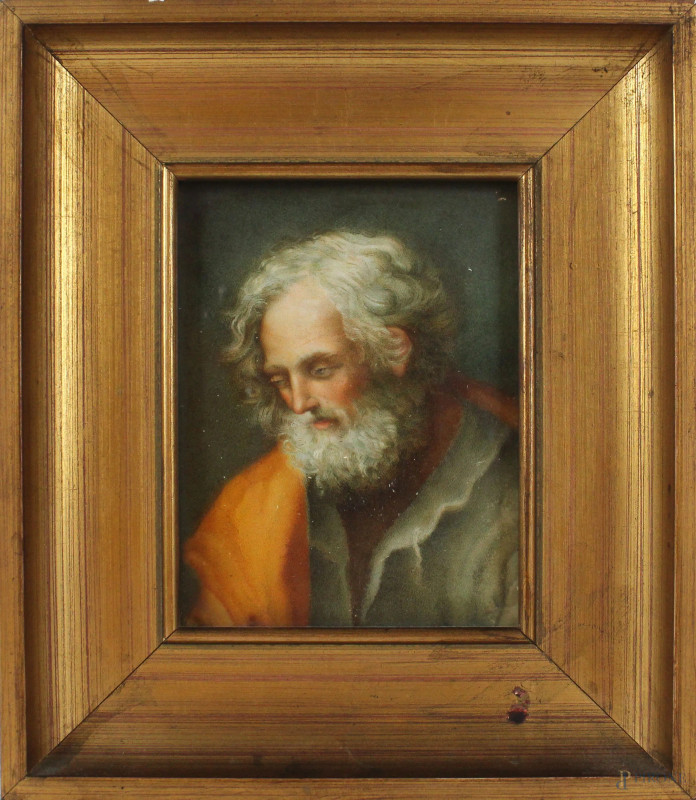 San Pietro, pastello su carta, cm 13x10, fine XIX secolo, entro cornice  - Asta SECONDA TORNATA D' ASTA A TEMPO DI FINE STAGIONE - Aste Pirone