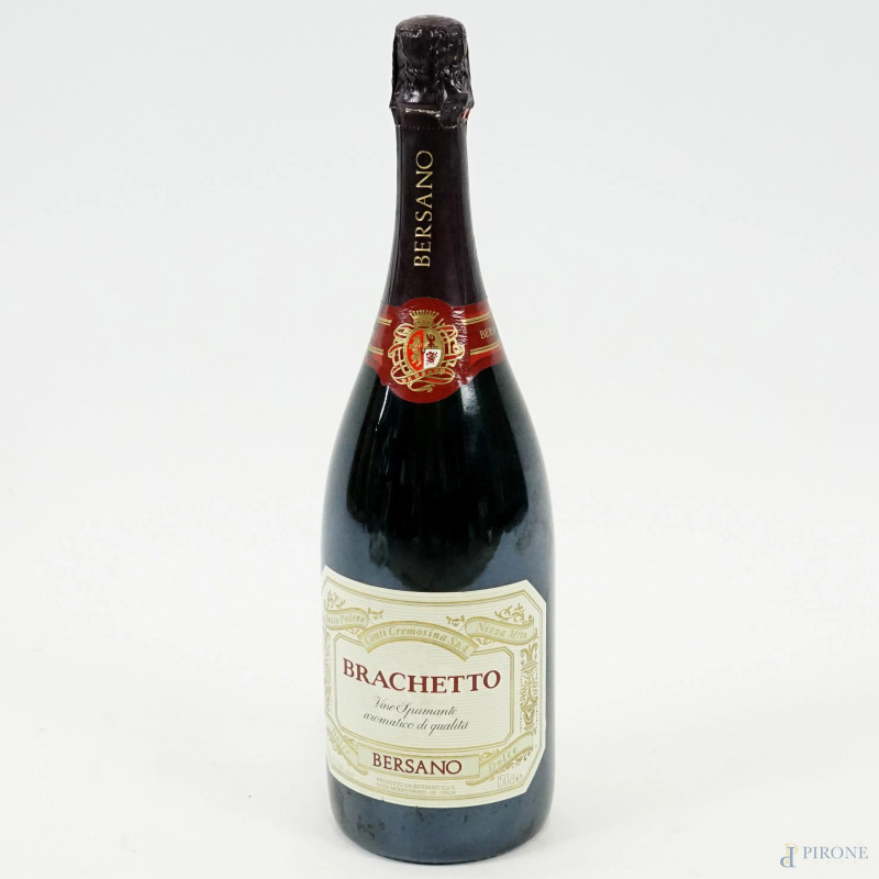 Brachetto, bottiglia di spumante magnum da 150 cl, Antico Podere Conti Cremosina.  - Asta ASTA DI ARTE MODERNA, CONTEMPORANEA E VINTAGE - Aste Pirone