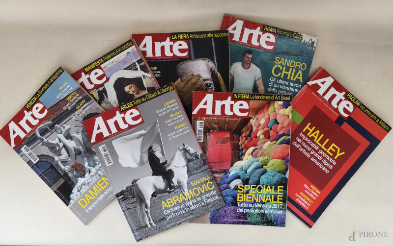 Rivista Arte edizioni Cairo 7 numeri vari  - Asta RAPIDA SOLIS - Aste Pirone