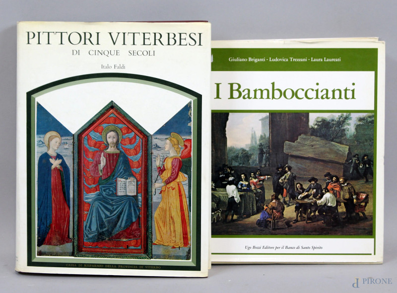 Lotto di due volumi d'arte, (segni del tempo).  - Asta ANTIQUARIATO E ARTE MODERNA - Aste Pirone